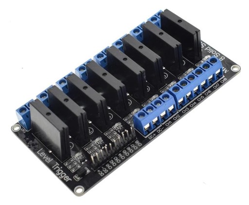 PRZEKAŹNIK PÓŁPRZEWODNIKOWY 8-KANAŁOWY MODUŁ SSR OMRON 8x 230V 5V 2A