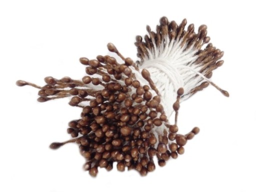 PT100 Pręciki do kwiatów brązowe 2mm 180szt