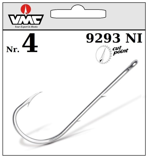 10 x HACZYK VMC 9293 NI Nr.4 FAULTLESS BAITHOLDER