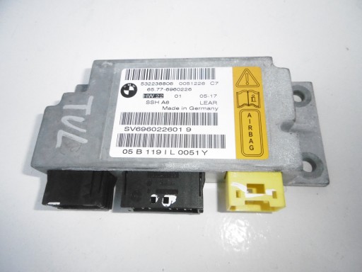 SENSOR MODUŁ AIR BAG PODUSZEK 6960226 BMW E65 E66