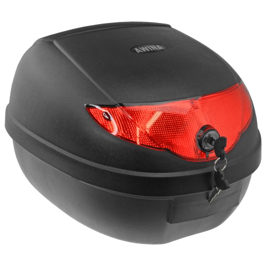 KUFER AWINA 24L NA KASK SKUTER MOTOROWER 2 PŁYTY