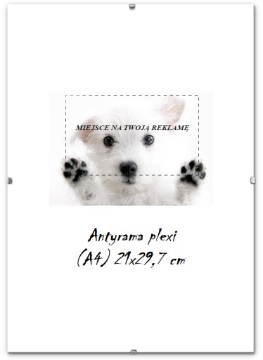 ANTYRAMA A4 21x29,7 - 29,7x21 cm, RAMKA, OBRAZ
