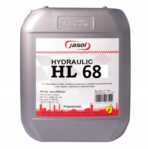 OLEJ HYDRAULICZNY HL-68 5L OLEJE HYDRAULICZNE