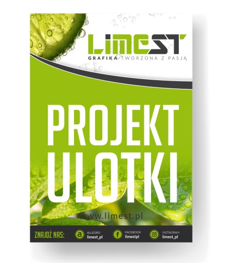 Indywidualny projekt graficzny - ULOTKA BROSZURA