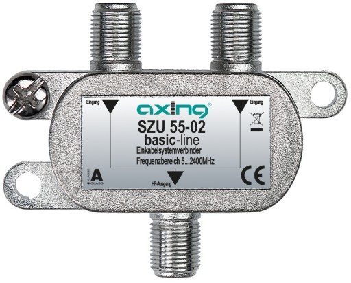 Sumator Sygnału Unicable SAT Axing Astra + Hotbird