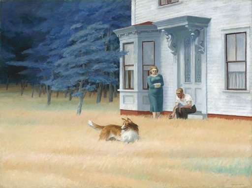 Rep E.Hopper Wieczór w Cape Cod 120x90 obraz art