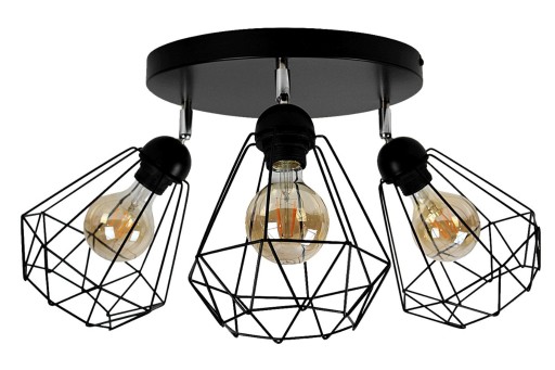 LAMPA SUFITOWA ŻYRANDOL PLAFON BRYLANT EDISON LED