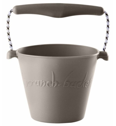 Scrunch Bucket Silikonowe składane wiaderko Szare