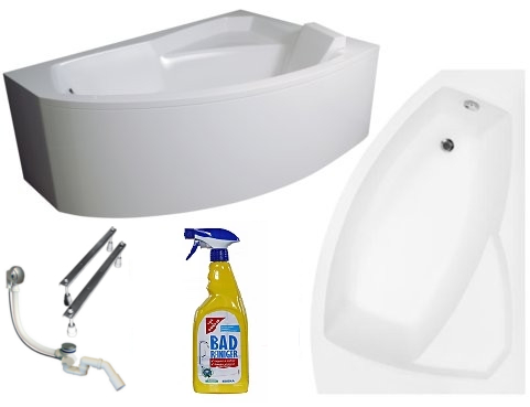 BESCO RIMA WANNA NAROŻNA PRAWA 150x95 OBUDOWA