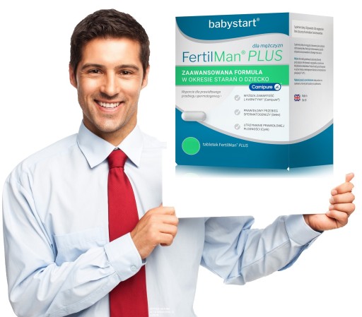 FertilMan PLUS 60 tabl - POPRAWIA JAKOŚĆ NASIENIA