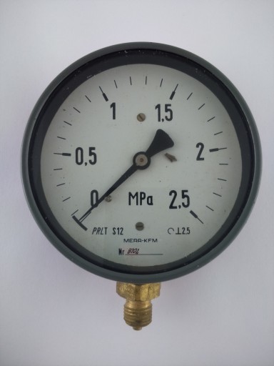 Manometr M-100-R-2,5 PRLT S12 MPa