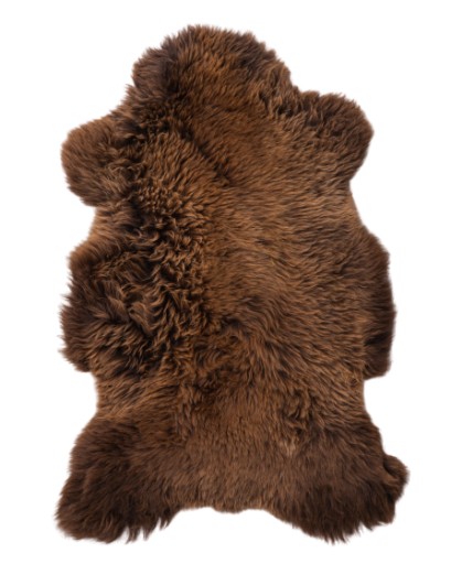 Skóra Owcza XXL Brązowa 130-150cm Skóry Owcze