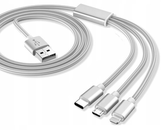 КАБЕЛЬ БЫСТРОЙ ЗАРЯДКИ APPLE Lightning micro USB TYPE-C