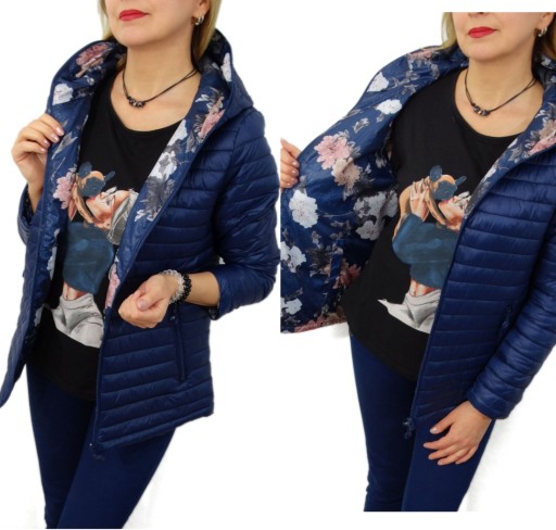 Kurtka Dwustronna Wiosenna Jesienna ANISA 42 XL