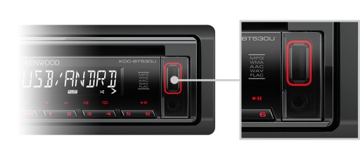 KENWOOD KDC-BT530U BT USB RADIO SAMOCHODOWE CD