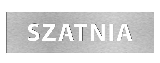 Piktogram, Tabliczka, znak, SZATNIA FV