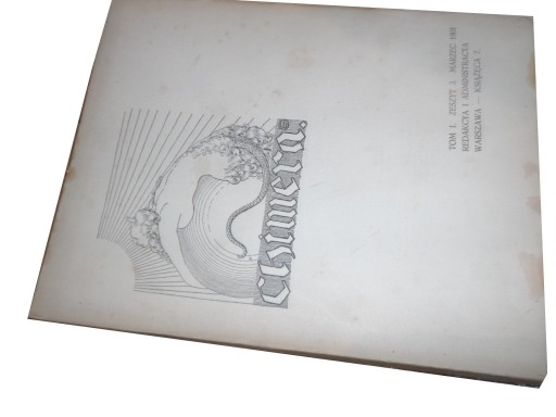 Chimera tom I zeszyt 3 1901 r UNIKAT