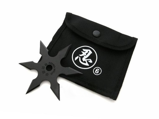Gwiazdka Nóż Shuriken 6 Noże Do Rzucania N402