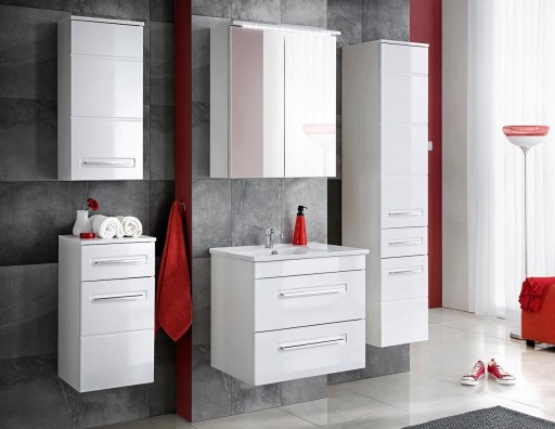 ZESTAW MEBLI ŁAZIENKOWYCH ACTIVE 60 CM BIAŁY
