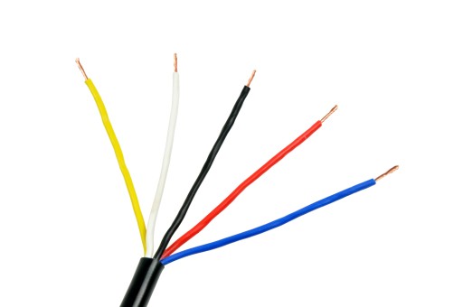 PRZEWÓD ELEKTRYCZNY 5x0,75mm YLYs KABEL PRZYCZEPY
