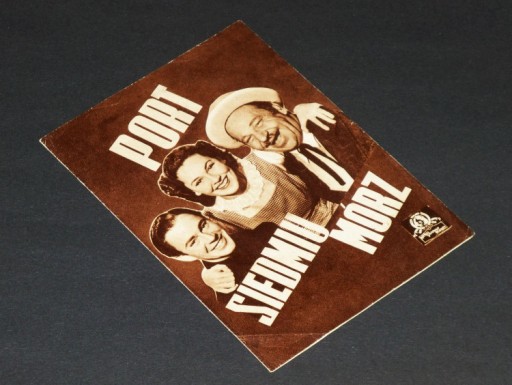 PORT SIEDMIU MÓRZ REKLAMA PROGRAM FILMU Beery 1938