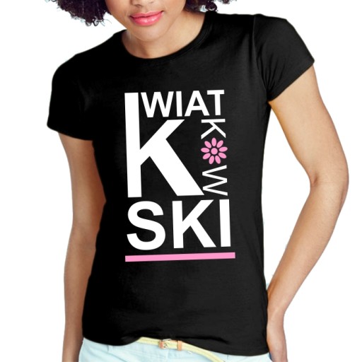 KOSZULKA T-SHIRT DAWID KWIATKOWSKI I LOVE KWIAT L