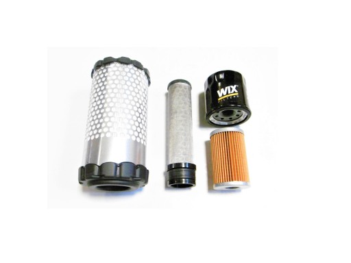 Zestaw filtrów na silnik do koparki Kubota KX41-3V