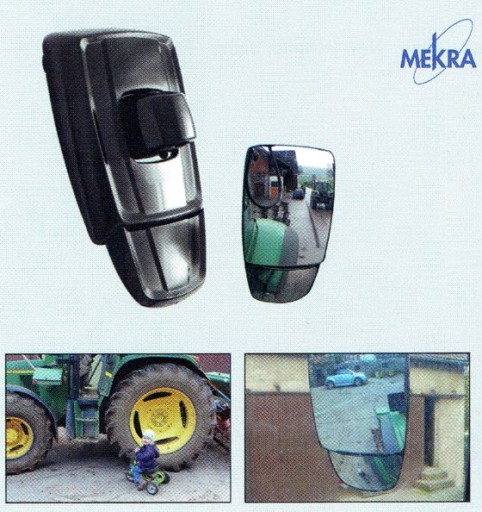 LUSTERKO DO TRAKTORA KOMBAJNU MEKRA PODGRZEWANE