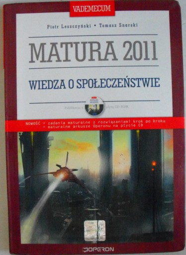 Vademecum Matura Wiedza o społeczeństwie OPERON CD