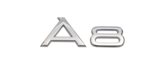 EMBLEMAT ZNACZEK NAPIS KLAPA TYŁ AUDI A8 ORYGINAŁ