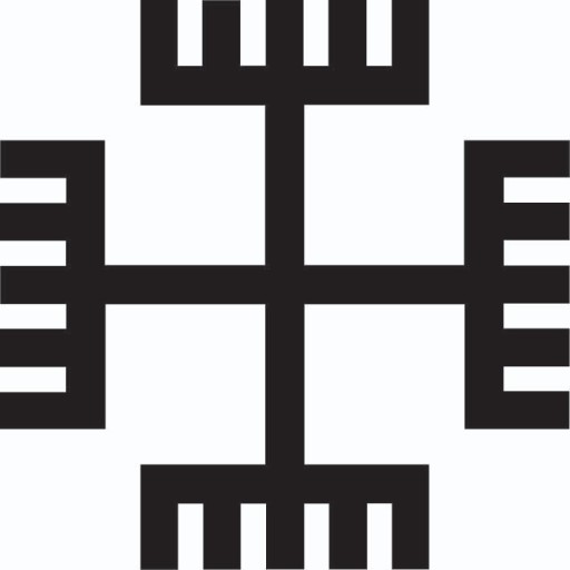 Naklejka na auto samochód SŁOWIAN SYMBOL RĘCE BOGA