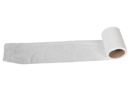 Folia Stretch Mini szerokość 10cm 0,2kg BIAŁA MLECZNA uniwersalna pakowa