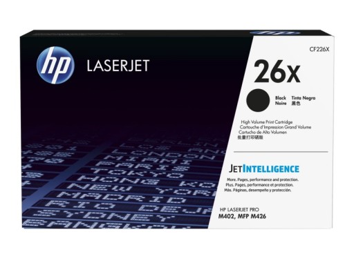 Toner org. HP 26X Black CF226X M402 M426 M426dw