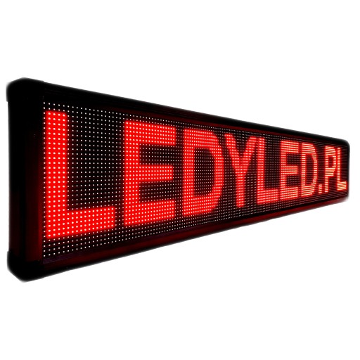 Tablica Reklama Świetlna LED RED Panel 100x20cm