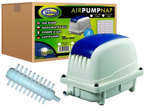POMPA POWIETRZA NAPOWIETRZACZ NAP-150 9000l/h 125W