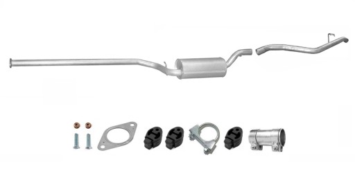 FORD FOCUS MK2 1.6 1.8 TDCi KOMBI TŁUMIK + RURA