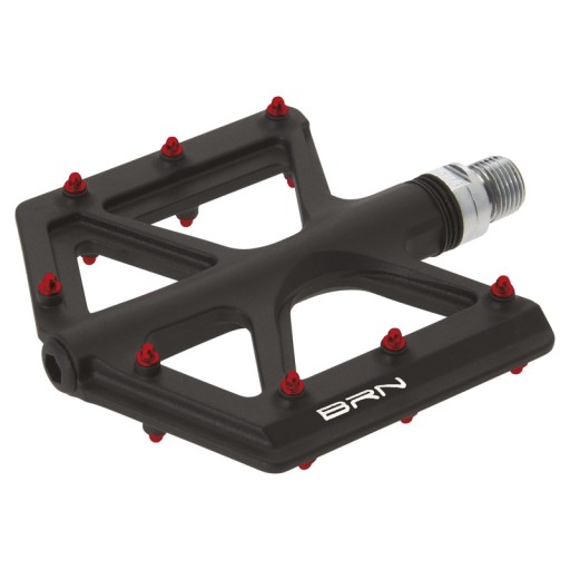 Pedały platformowe czarne 9/16 karbonowe carbon