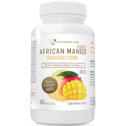 African Mango 20:1 Forte Extract 6000mg NOWOŚĆ 60T