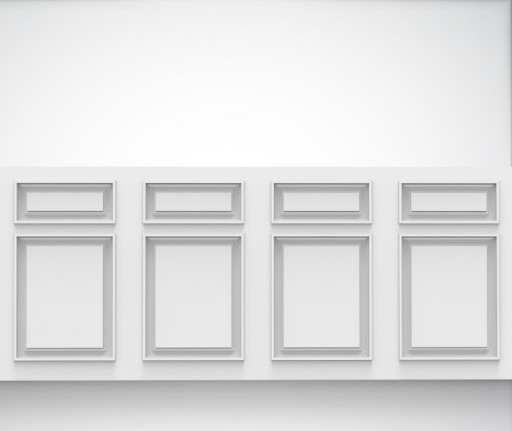 Boazeria angielska panele molding MDF kolor BIAŁY