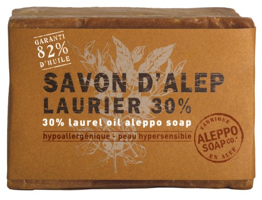 Aleppo Soap Co. Mydło Aleppo 30% lauru 200g stany zapalne azs dermatoza
