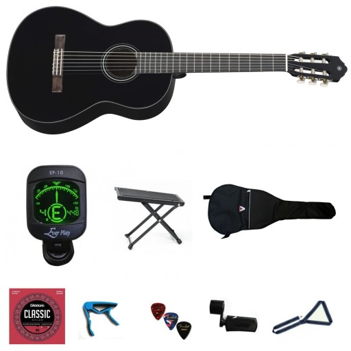 Gitara Klasyczna YAMAHA C-40 II M 4/4 BL Pakiet L1
