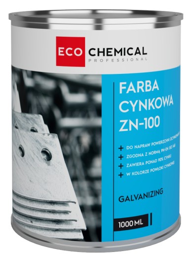 ZN 100 FARBA CYNKOWA PROFESJONALNA CYNK ATEST