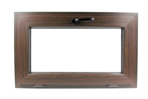 OKNO PCV 900 x 500 UCHYLNE 2 x CIEMNY DĄB