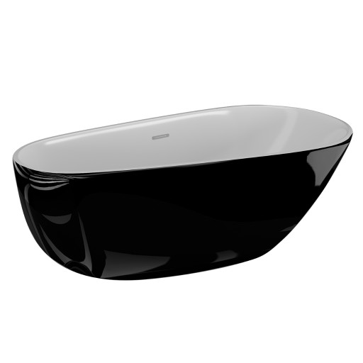 Wanna wolnost. 170x85 SHILA CZARNA OBUDOWA połysk