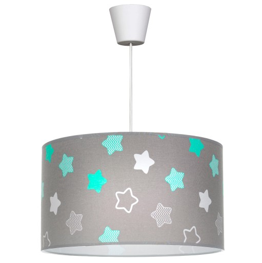 LAMPA SUFITOWA WISZĄCA ŻYRANDOL DZIECIĘCY DO POKOJU SYPIALNI ABAŻUR