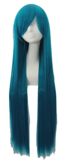 COSPLAY PERUKA 100 CM DŁUGA ANIME MANGA MORSKA C