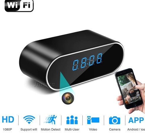 ZEGAR MINI KAMERA SZPIEGOWSKA WiFi IP UKRYTA SONY