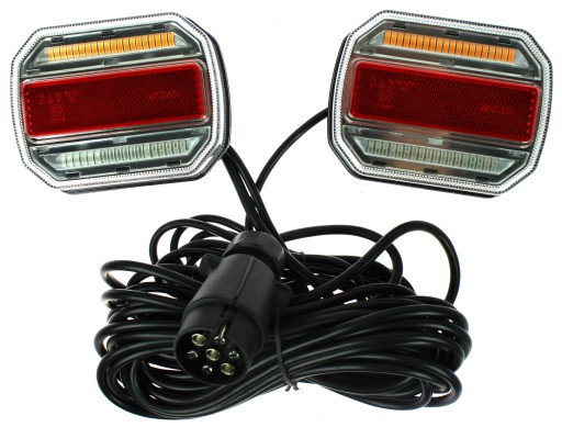 LAMPA TYLNA LED DYNAMICZNY KIERUNEK NA MAGNES