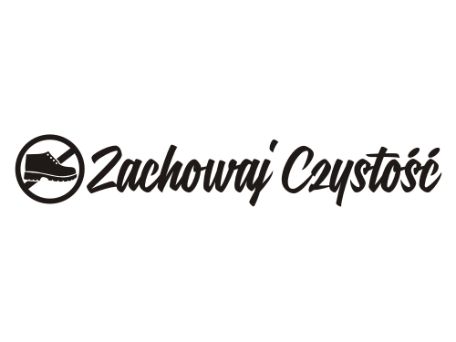 Naklejka ZACHOWAJ CZYSTOŚĆ na tira busa ciężarówkę