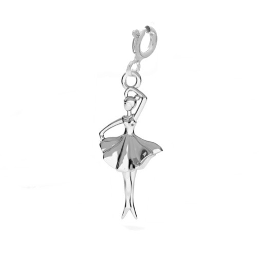 ZAWIESZKA SREBRNA BALETNICA WISIOREK CHARMS SREBRO 925